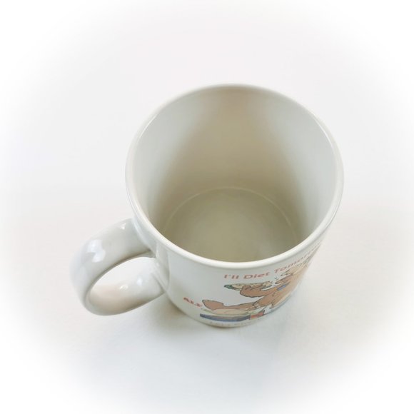 Alf Coffee Mug Funny Diet 1980s TV Show Character Russ Berrie Made in Korea - Picture 6 of 11